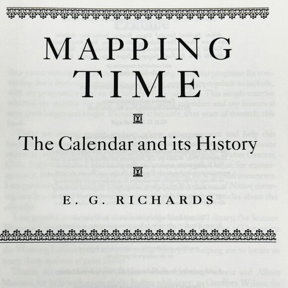 Mapping Time - The Calendar and Its History - E.G. Richards - Oxford Univ. Press - Picture 5 of 11